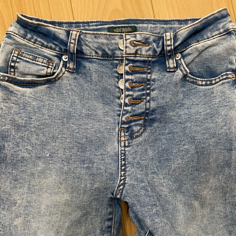 Wild fable acid wash jeans size 2
